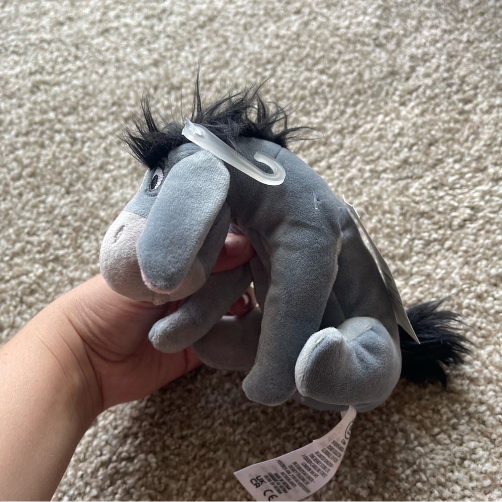 Eyore Winnie the Pooh Stuffed Animal Plushie Disney NWT Small Mini Cartoon